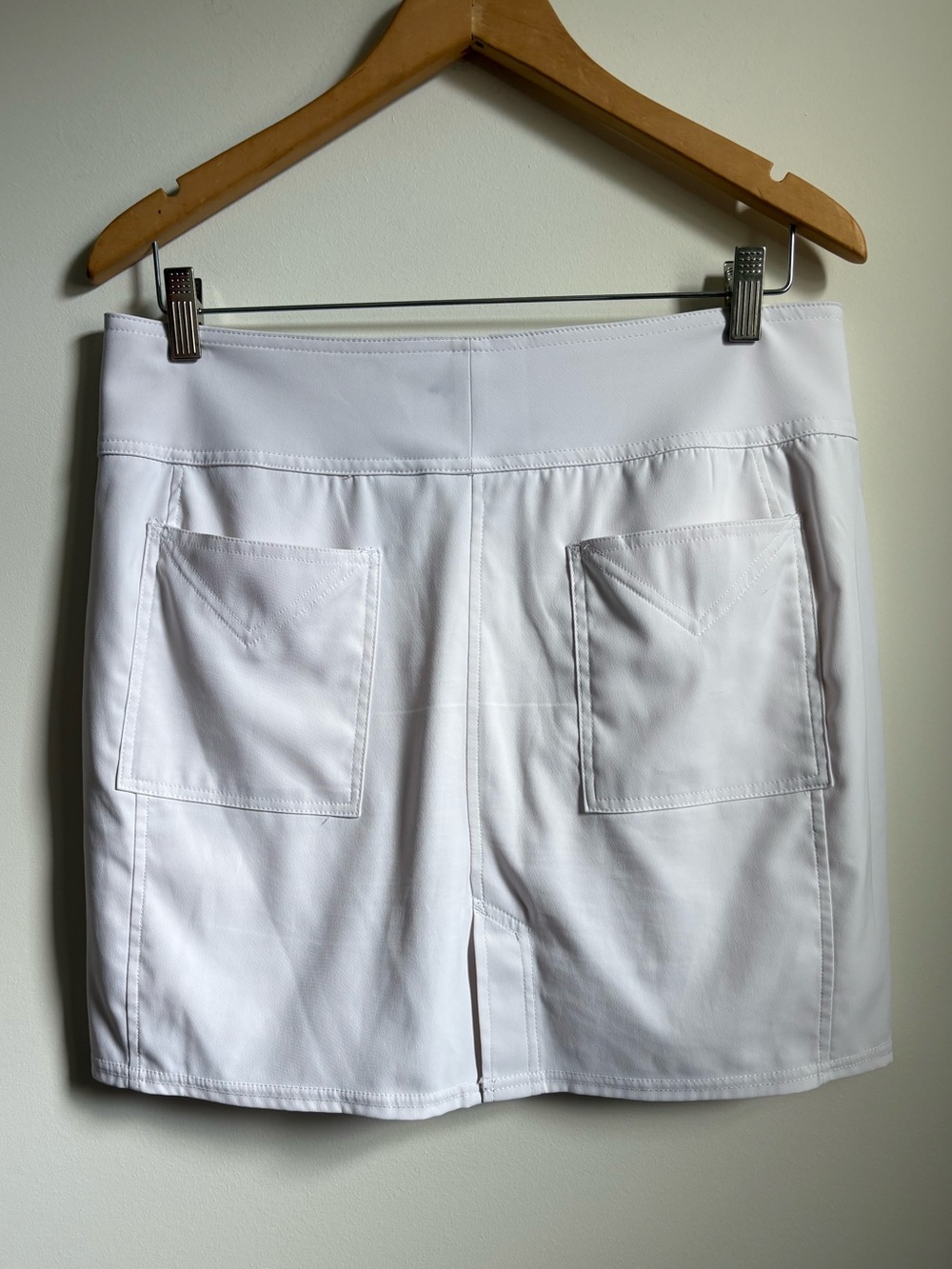 Jofit Golf Skort Women's Size 6 White Athletic Tennis skirt with Zip Pockets - Picture 3 of 11